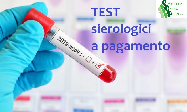 Test Sierologici Covid19 a pagamento