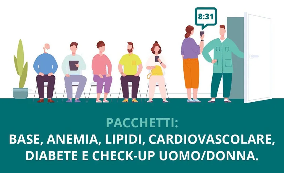 Prenota un pacchetto check-up con SALTA LA CODA