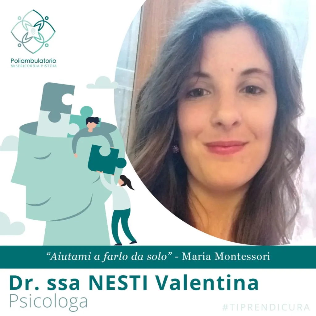 La Dr.ssa Nesti è una nuova psicologa presso il presidio di Casalguidi