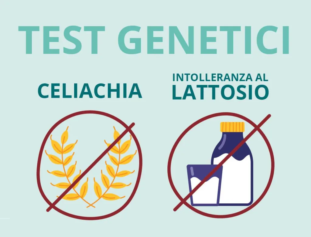 TEST GENETICI CELIACHIA E INTOLLERANZA AL LATTOSIO